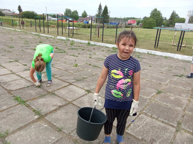 Юннаты Первых на страже чистоты!.